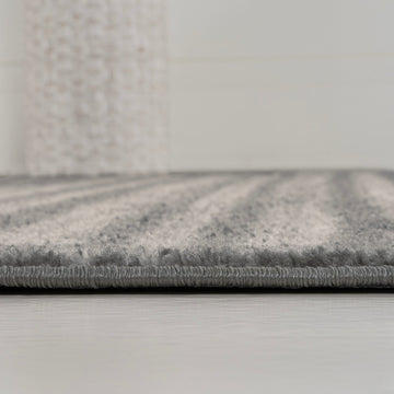 Khalil Modern Berber Stripe Area Rug
